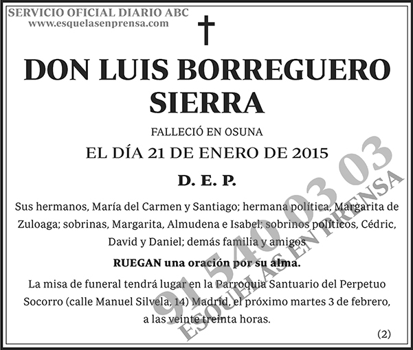 Luis Borreguero Sierra